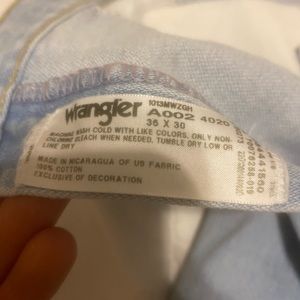 Wrangler Cowboy Cut 36x30 lightwash jean